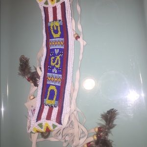 D&g wide beaded choker